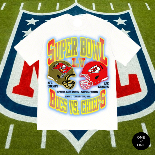 SUPERBOWL LV VINTAGE TEE (WHITE)