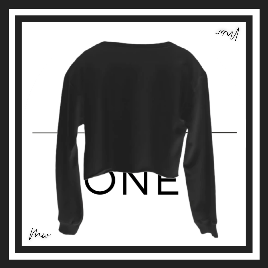 Black BRUJAS Crop Long Sleeve