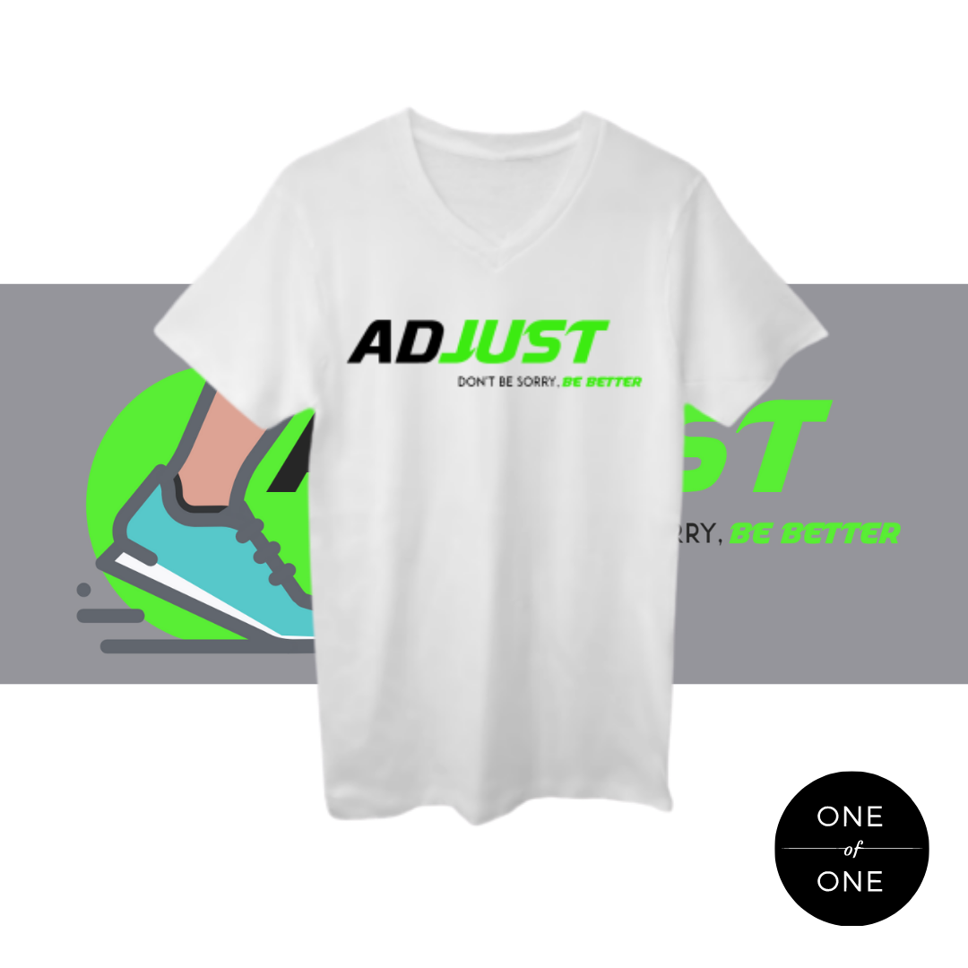 White Adjust V-neck