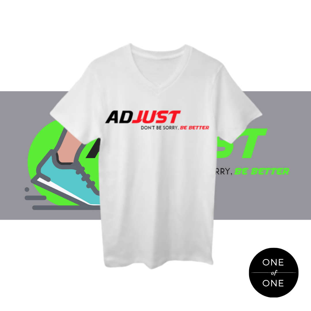 White Adjust V-neck