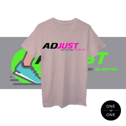 Colored Adjust V-neck