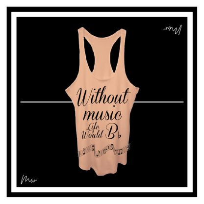 Peach Racerback Tank
