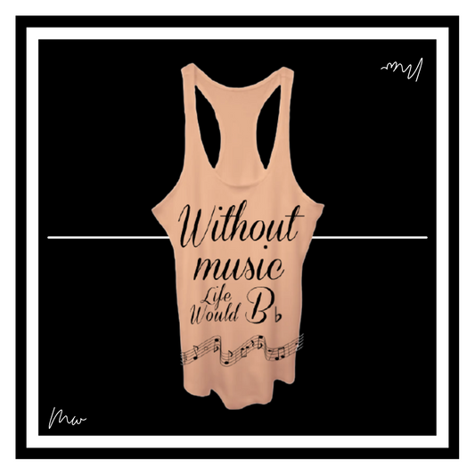 Peach Racerback Tank