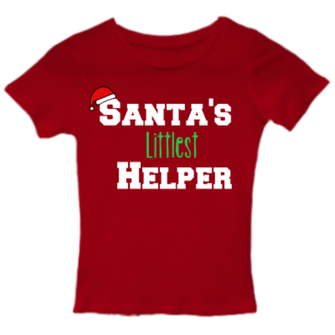 SANTA'S LITTLEST HELPER Infant Tee