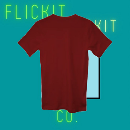 Maroon "Flick It" Tee