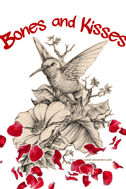 Bones and Flowers Tote Bag