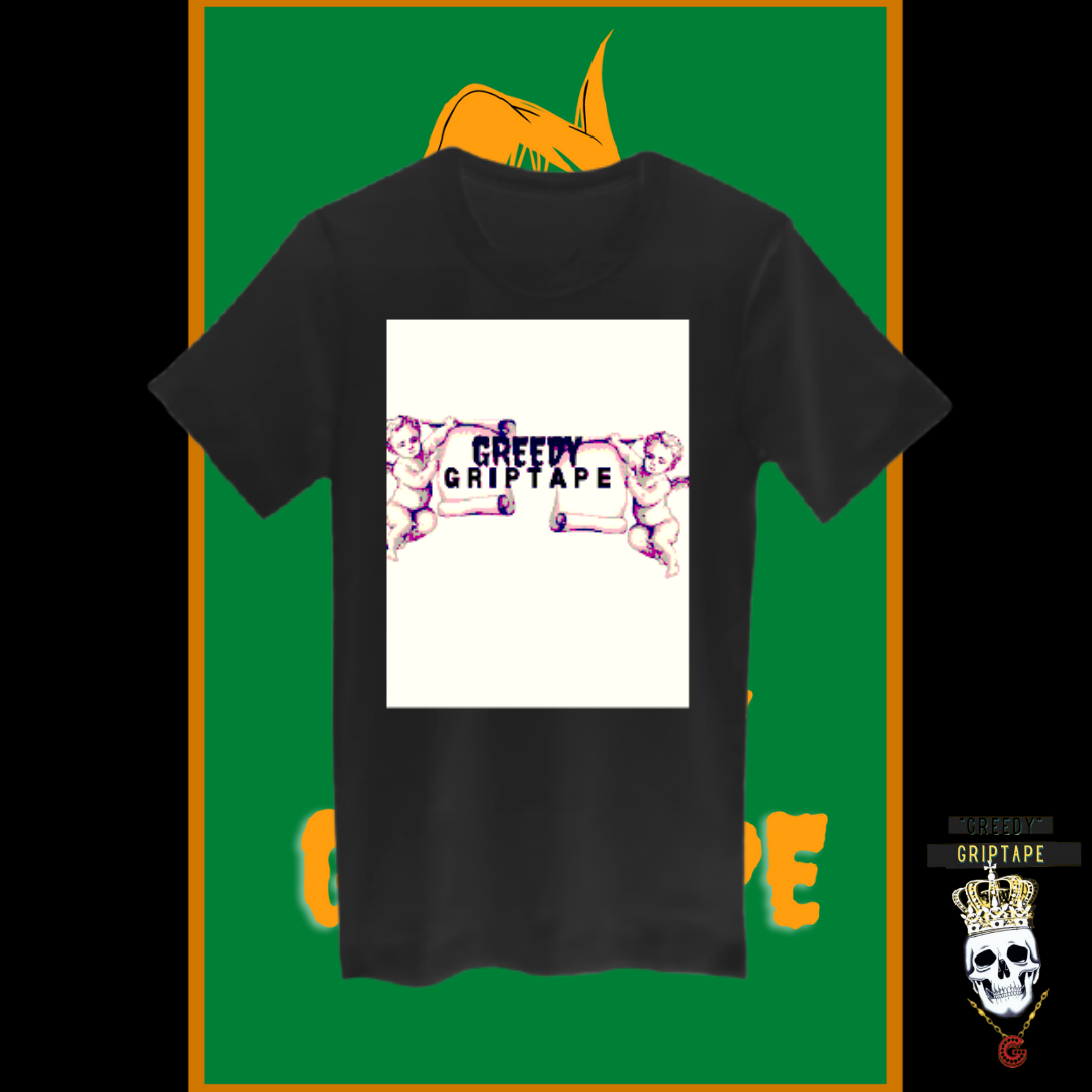 Black GG Graphic Tee