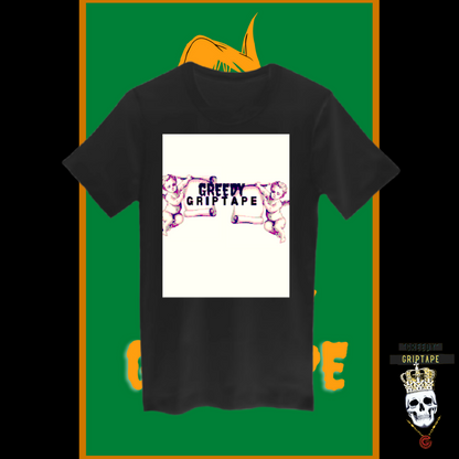 Black GG Graphic Tee