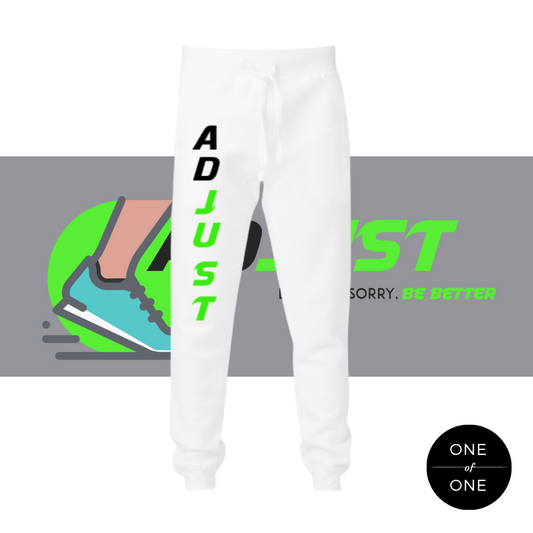 White Adjust Joggers
