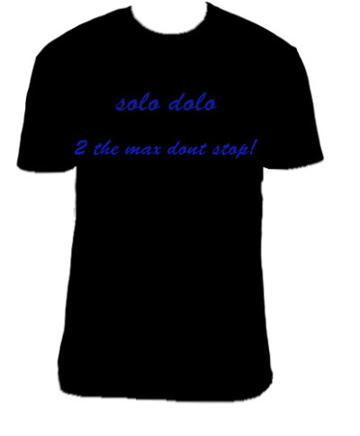 Solo Dolo Basic Black Tee