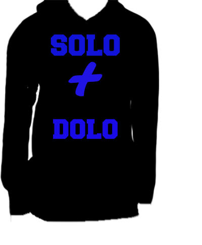Solo Dolo Black Hoodie