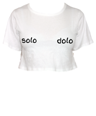 Solo Dolo Cropped Tee