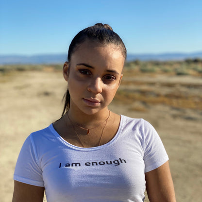 I AM ENOUGH Crop Top