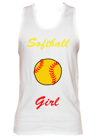 Softball Girly Original Tank