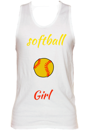 Softball Girly Tank