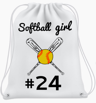 Softball Girly Backpack
