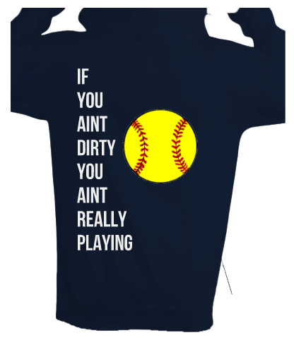 Softball Girly Hoodie