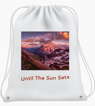 Until The Sun Sets Backpack